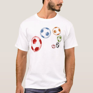 Beautiful soccer(football) set of balls T-Shirt