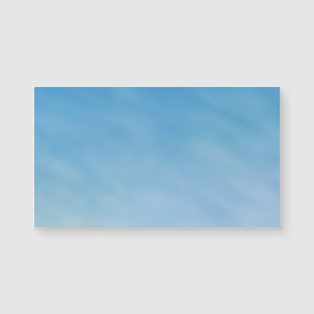 Beautiful Soft Blue Sky with Dreamy Clouds (Front)