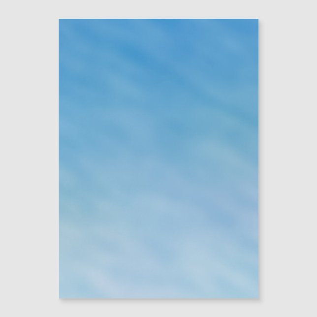 Beautiful Soft Blue Sky with Dreamy Clouds (Front)