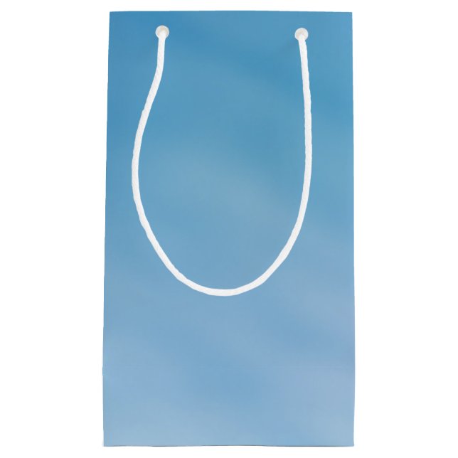 Beautiful Soft Blue Sky with Dreamy Clouds Small Gift Bag (Front)