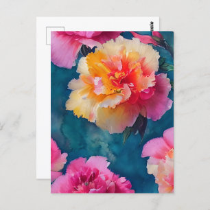 Beautiful Soft Pink Flowers Postcard