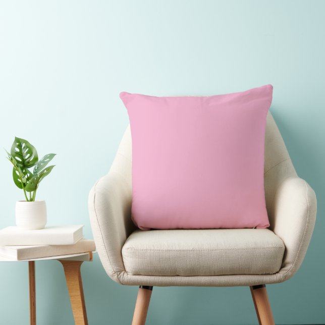 beautiful soft pink throw pillow (Chair)