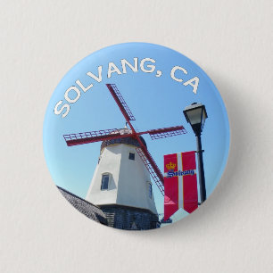 Beautiful Solvang Button! 6 Cm Round Badge