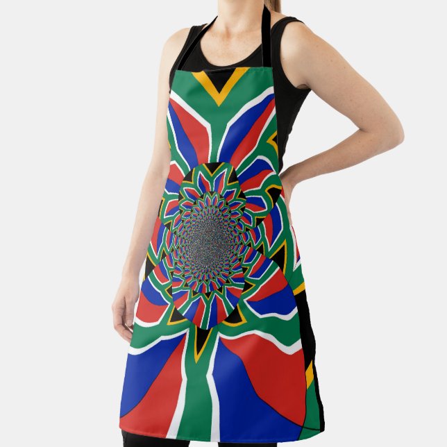 Beautiful South Africa flag home summer ideas Apron (Insitu)