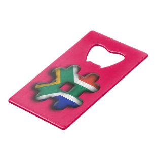 Beautiful South Africa Hashtag Flag Pattern Art  