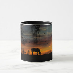 Beautiful Southwestern Horse Coffee Mug