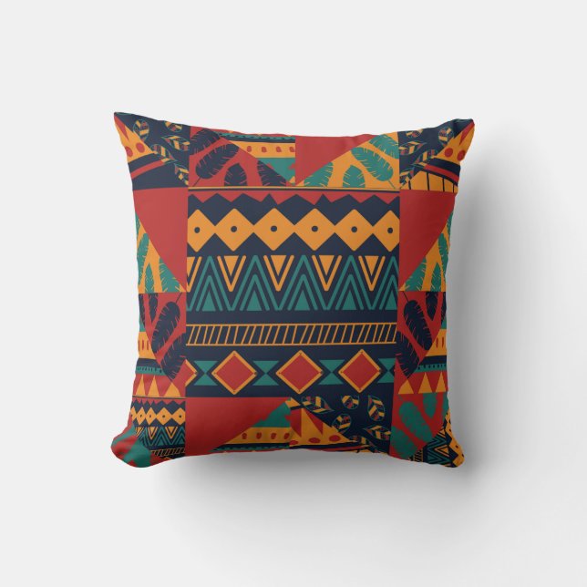 Beautiful Southwestern Style Throw Pillow (Front)