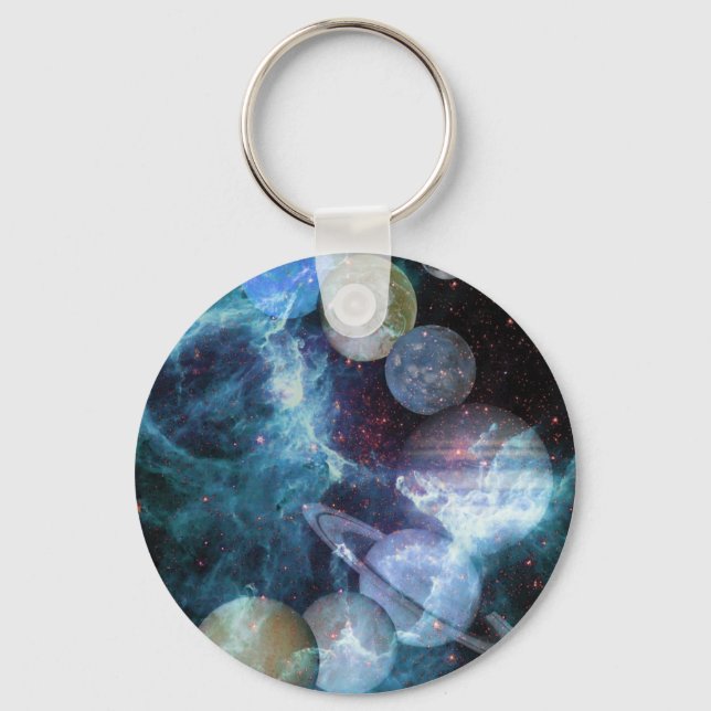 Beautiful Space Key Ring (Front)