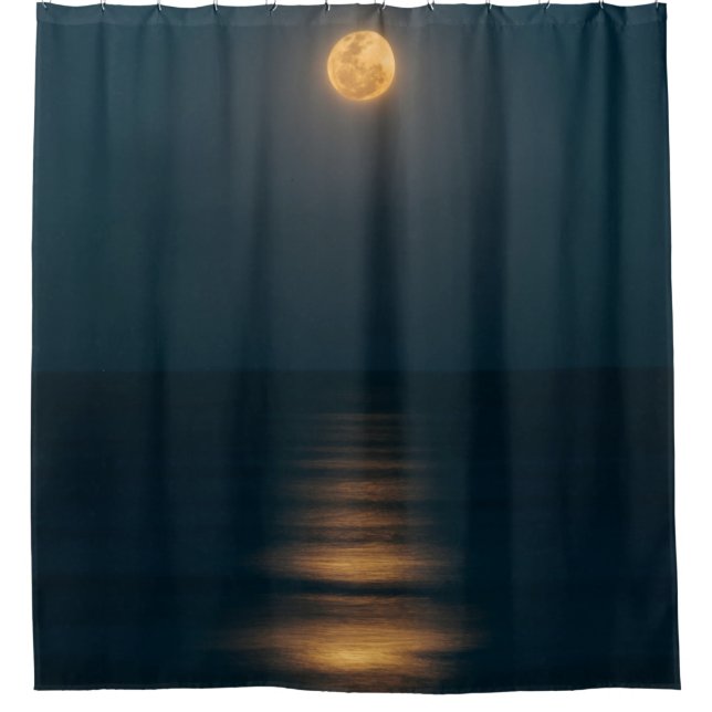Beautiful Space Shower Curtain (Front)
