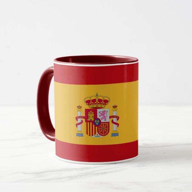 Beautiful Spain Flag Mug (Front Left)