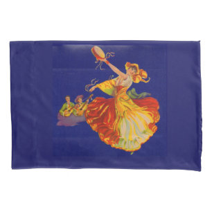 beautiful Spanish dancer Pillowcase