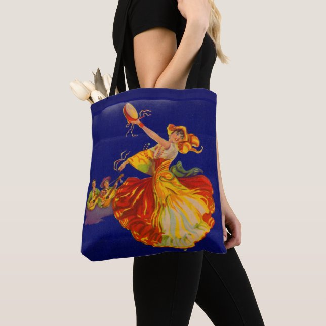 beautiful Spanish dancer Tote Bag (Close Up)