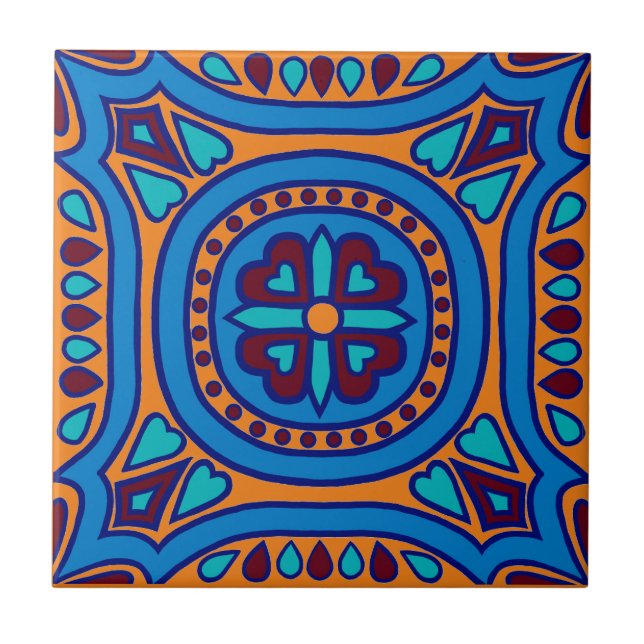 Beautiful Spanish Tile (Front)