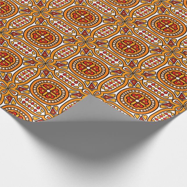 Beautiful Spanish Tile Wrapping Paper (Corner)