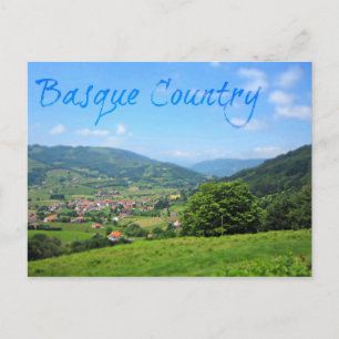 Beautiful Spansh Village in the Basque Countryside Postcard