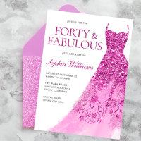 Beautiful Sparkle Dress 40th Birthday Party 