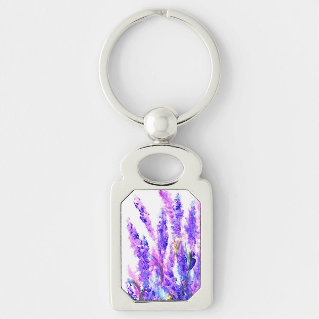 Beautiful Spiked Floral Key Chain (Front)