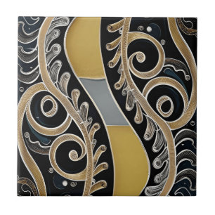 Beautiful Spirals Tile