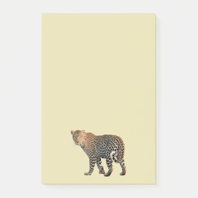 Beautiful Spotted Leopard Image Post-it Notes (Front)