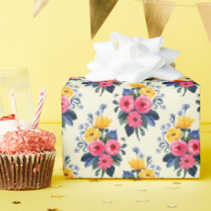 Beautiful Spring Bouquet Wrapping Paper
