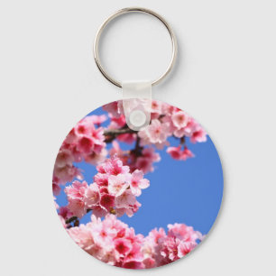 Beautiful Spring Cherry Blossom Key Ring