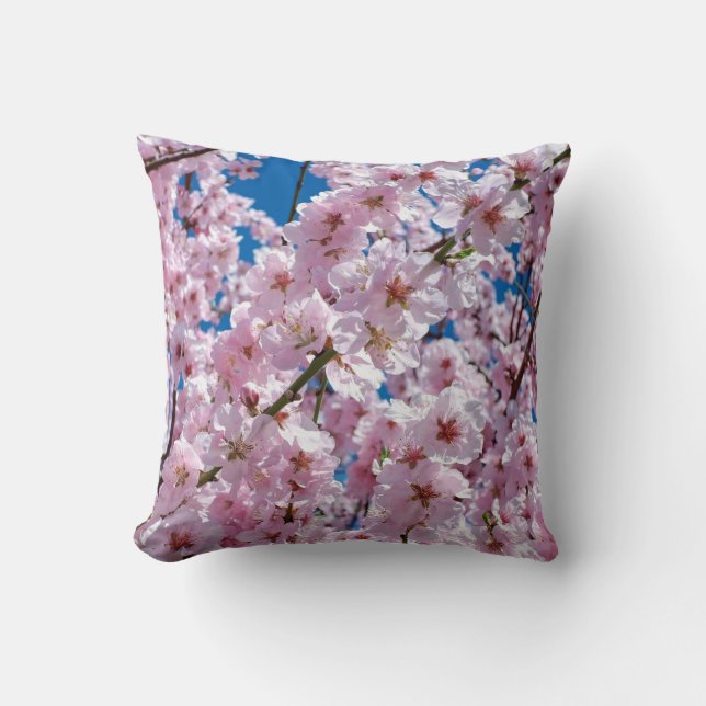Beautiful Spring Cherry Blossoms  Cushion (Front)