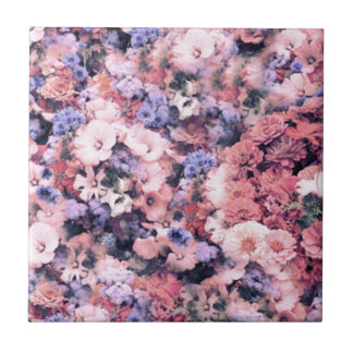Beautiful Spring Floral Tile
