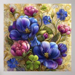 Beautiful Spring Flowers Wall Art 16