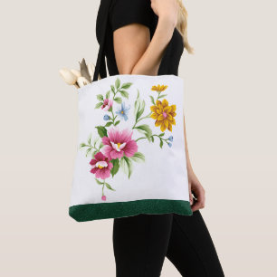 Beautiful Spring Flowers Wedding Tote Bag