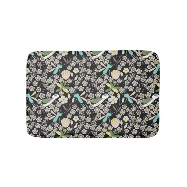 Beautiful Spring Pattern Bath Mat (Front)