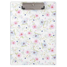 Beautiful Spring watercolor flowers