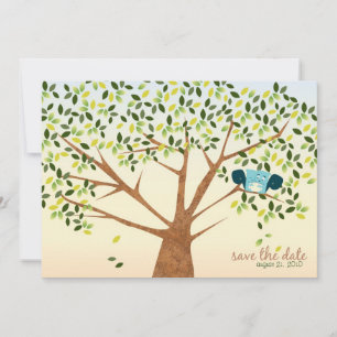 Beautiful Squirrel Tree Save the Date