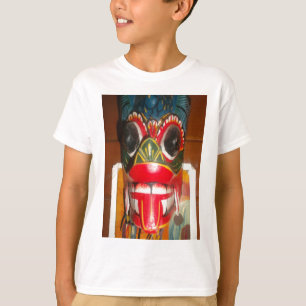 Beautiful Sri Lankan Traditional Fire Mask Art T-Shirt