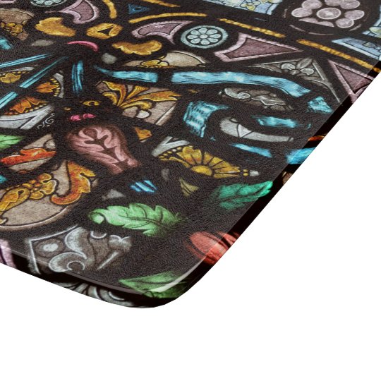 Beautiful Stained Glass Cutting Board Zazzle.co.uk
