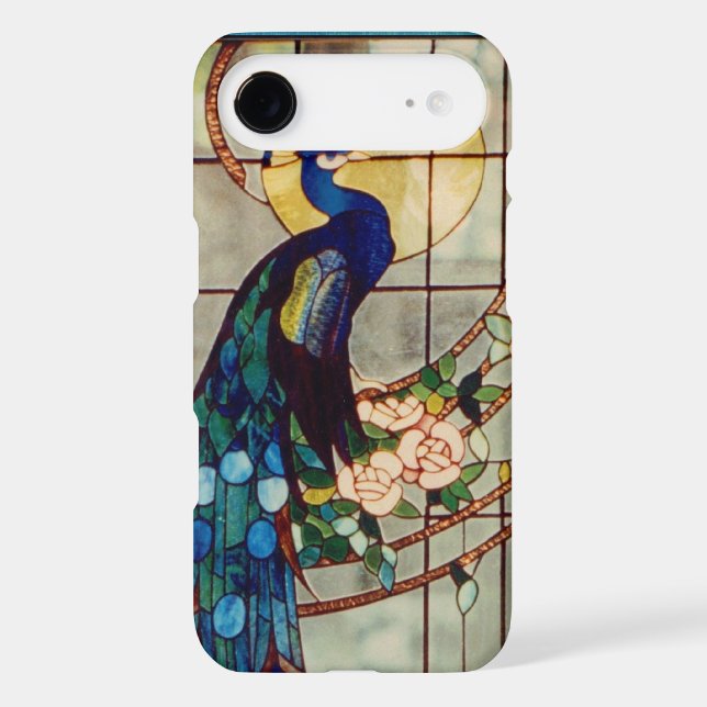 Beautiful Stained Glass Peacock Case-Mate iPhone Case (Back)