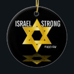 Beautiful Star of David Ceramic Tree Decoration<br><div class="desc">Customise or delete the back. As with most of my product, this is an act of love for you, and it warms my heart as I create. I paid the Legal Fees combined to license this art to use on my Zazzle store for you (and I will only design on...</div>