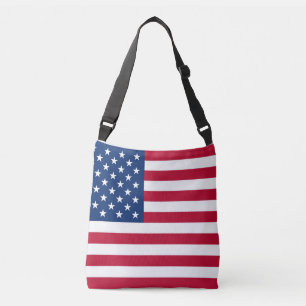 beautiful stars and stripes crossbody bag
