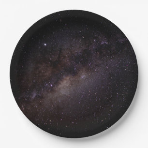 Beautiful Stars Nightsky Photography Engagement Paper Plate
