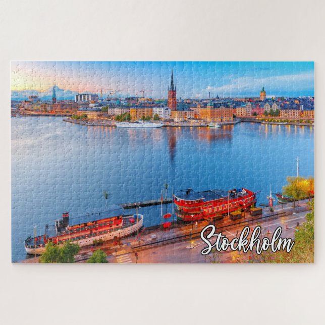 Beautiful Stockholm, Sweden Jigsaw Puzzle (Horizontal)