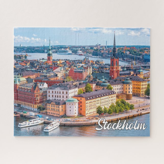 Beautiful Stockholm, Sweden Jigsaw Puzzle (Horizontal)