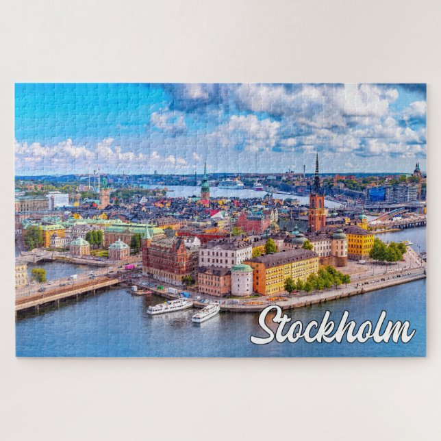 Beautiful Stockholm, Sweden Jigsaw Puzzle (Horizontal)