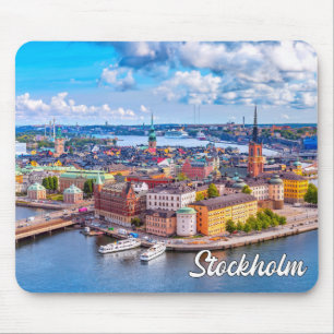 Beautiful Stockholm, Sweden Mouse Mat