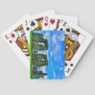 Beautiful Stonehenge Sculpture-Wiltshire, England Playing Cards