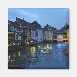 Beautiful Strasbourg, France (labelled) Magnet