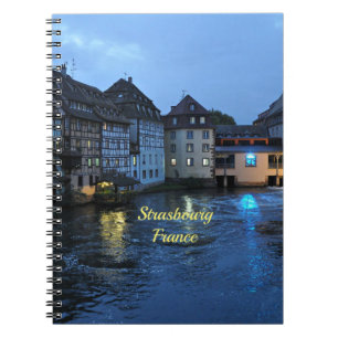 Beautiful Strasbourg, France (labelled) Notebook