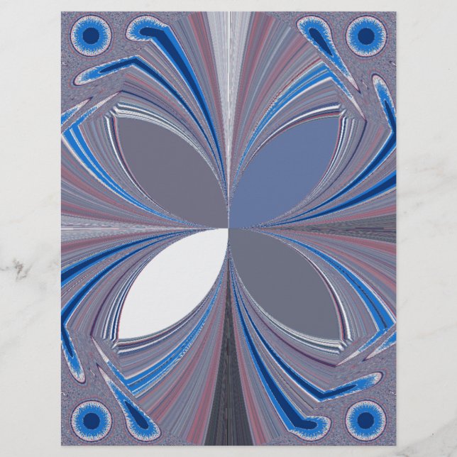 Beautiful stunning  Butterfly soft blue colours Ar (Front)