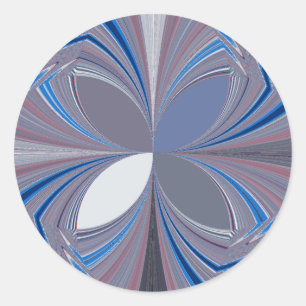 Beautiful stunning Butterfly soft blue colours Ar Classic Round Sticker