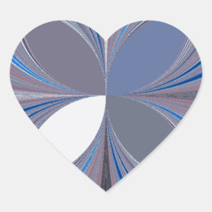 Beautiful stunning  Butterfly soft blue colours Ar Heart Sticker