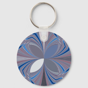 Beautiful stunning  Butterfly soft blue colours Ar Key Ring