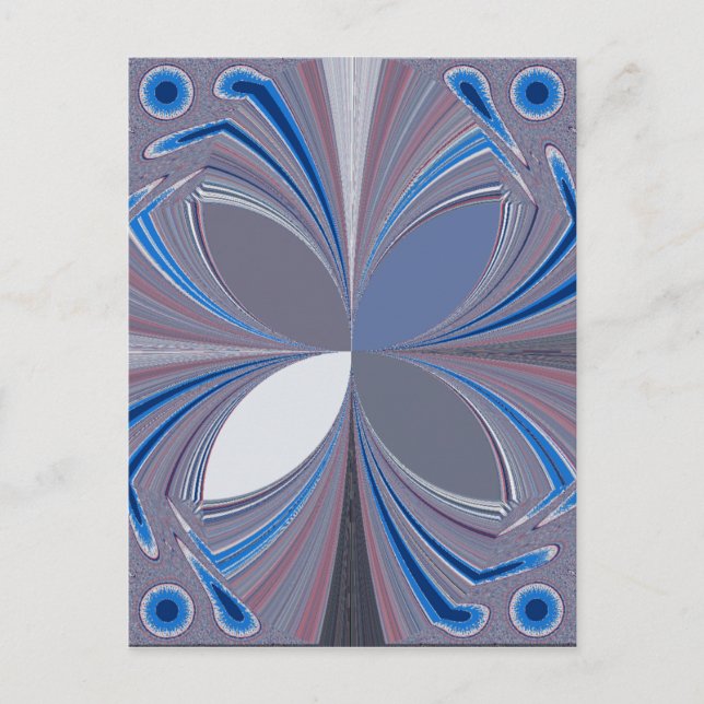 Beautiful stunning  Butterfly soft blue colours Ar Postcard (Front)